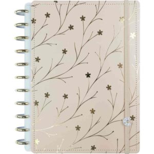 Caderno Inteligente Grande Miss Floral 10MAT. 140FLS 90G - Imagem 1