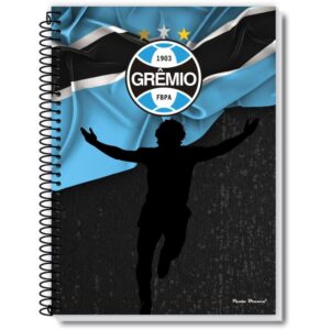 Caderno Espiral 1/4 Capa Dura Gremio 80FLS. - Imagem 2