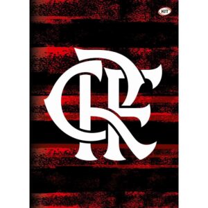 Caderno Brochurao Capa Dura Flamengo 80FLS. - Imagem 1