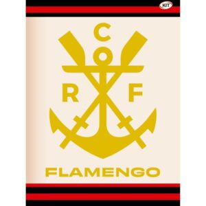 Caderno Brochurao Capa Dura Flamengo 80FLS. - Imagem 3