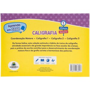 Livro Caligrafia Aprenda em Casa VOL.1 14PG - Imagem 2