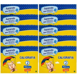 Livro Caligrafia Aprenda em Casa VOL.2 14PG - Imagem 1