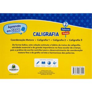 Livro Caligrafia Aprenda em Casa VOL.2 14PG - Imagem 2