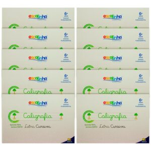 Livro Caligrafia Escolinha Sistema Uv Cursiv 32 - Imagem 1