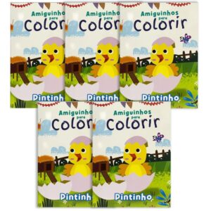 Livro Infantil Colorir Amiguinhos P/Color.pintinho 10 - Imagem 2