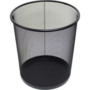 Lixeira para Escritorio Aramado 12L Preto - Imagem 1