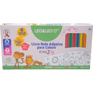 Livro de Colorir Color Joy Rolo Adesivo Educati - Imagem 1