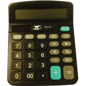 Calculadora de Mesa 12DIG. 13,6X15CM VX137 Preta - Imagem 1