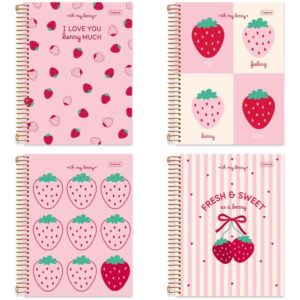 Caderno 01X1 Capa Dura Oh My Berry 80FLS. - Imagem 1