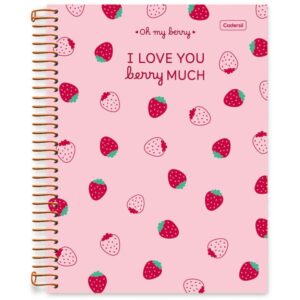 Caderno 01X1 Capa Dura Oh My Berry 80FLS. - Imagem 2