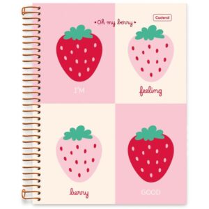 Caderno 01X1 Capa Dura Oh My Berry 80FLS. - Imagem 3