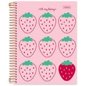 Caderno 01X1 Capa Dura Oh My Berry 80FLS. - Imagem 4