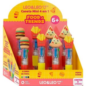 Caneta Esferografica Food Trends Mini 4EM1 0.5 3MOD - Imagem 1