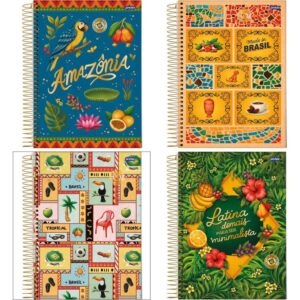Caderno 01X1 Capa Dura Passaporte Brasil 80FLS. I.a - Imagem 1